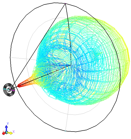 Image of Parabolic antenna with feed